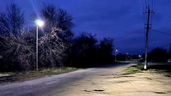 В двух сёлах Георгиевского округа завершили устройство уличного освещения