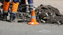 Участок дороги наполовину отремонтировали в Пятигорске