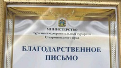 Главу Георгиевского округа поблагодарили за участие муниципалитета в выставке на ВДНХ