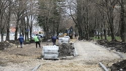 К благоустройству станичной площади приступили на Ставрополье