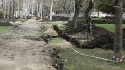 Благоустройство сквера проходит в ставропольском посёлке