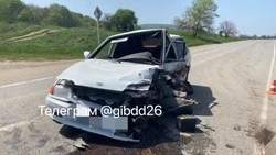 В автоаварии на дороге «Пятигорск — Георгиевск» пострадали два человека