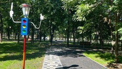 Парковую зону благоустроили в станице Ессентукской 