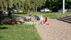 Новый тротуар на одной из улиц Георгиевска уложат к началу октября
